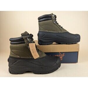 Weatherproof Vintage Joe Duck Boots Mens 8 M Olive Green Outdoor Shoes MWB